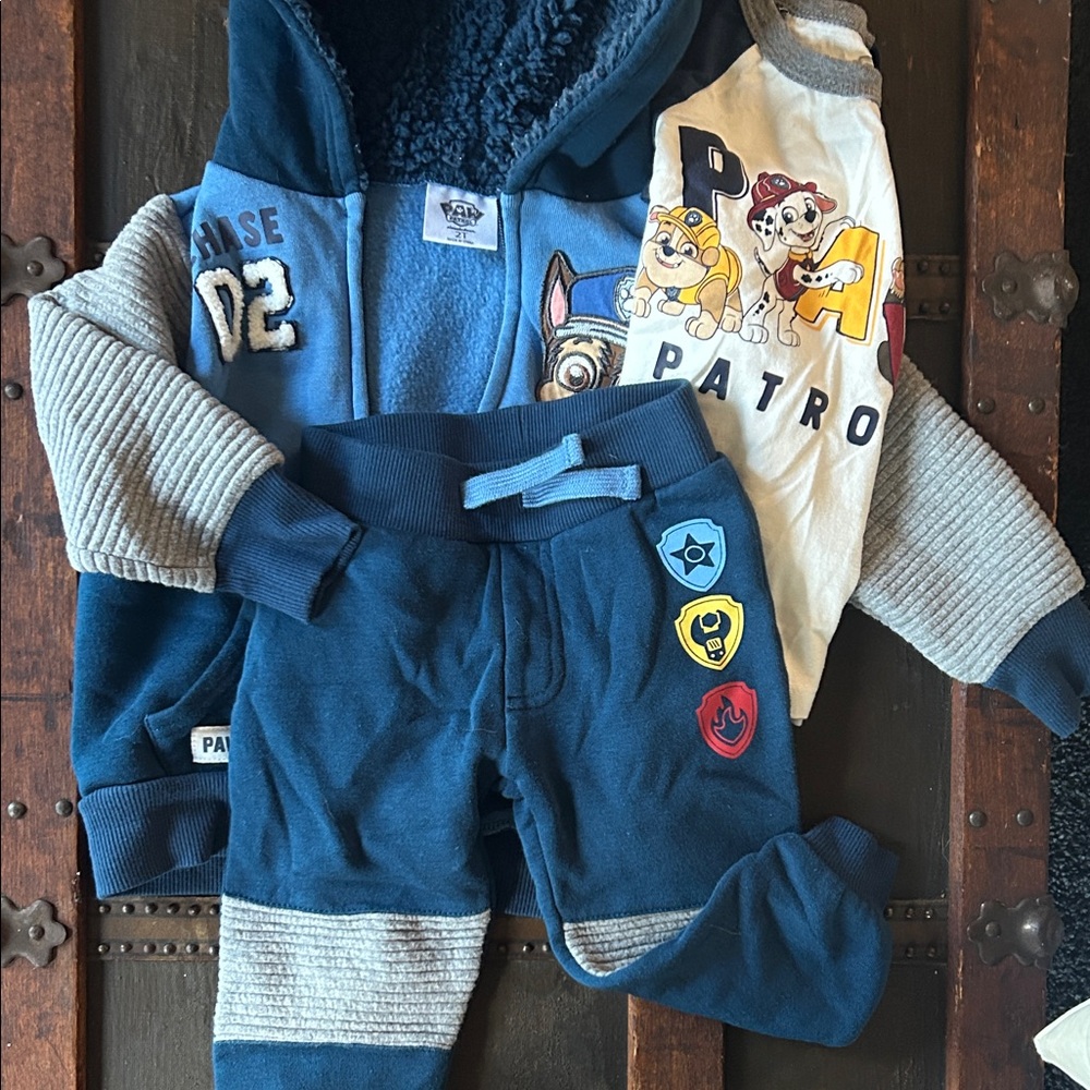 Blue Paw Patrol Kids Outfit Set